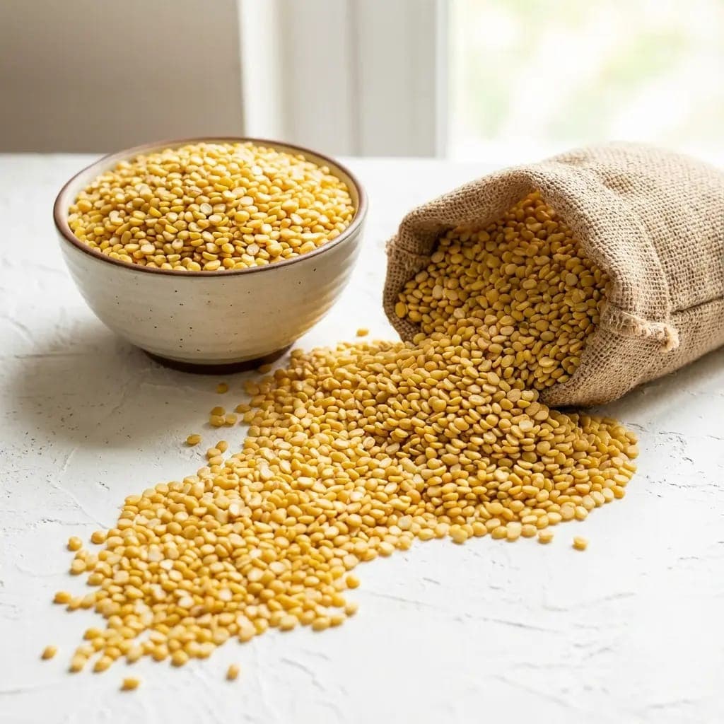 Tirupati Green Moong Dal Split With Skin 25 Kg | Split Green Gram Dal daily essentials & lifestyle