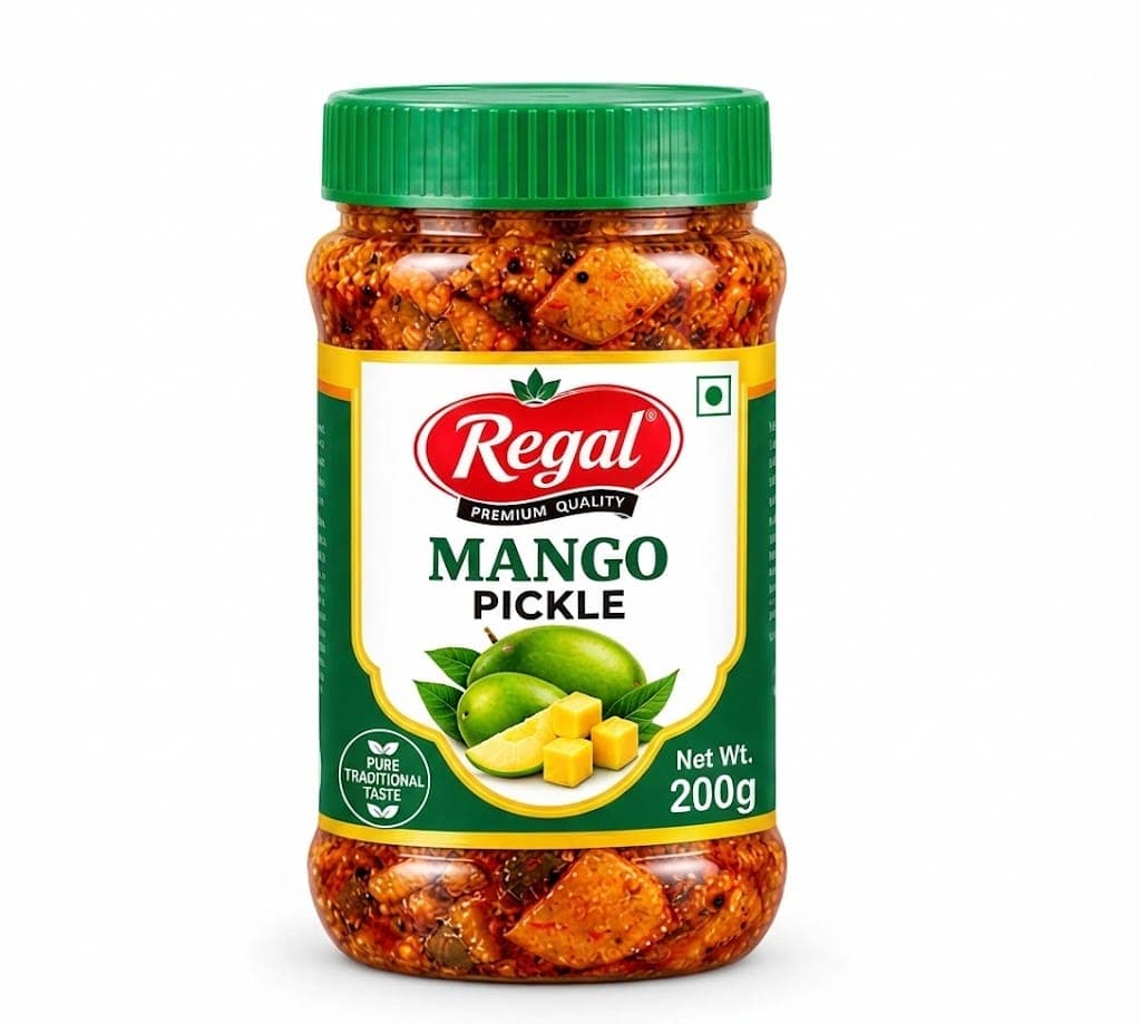 Regal Regal Mango Pickle 200g | Traditional Indian Mango Pickle | Achar daily essentials & lifestyle
