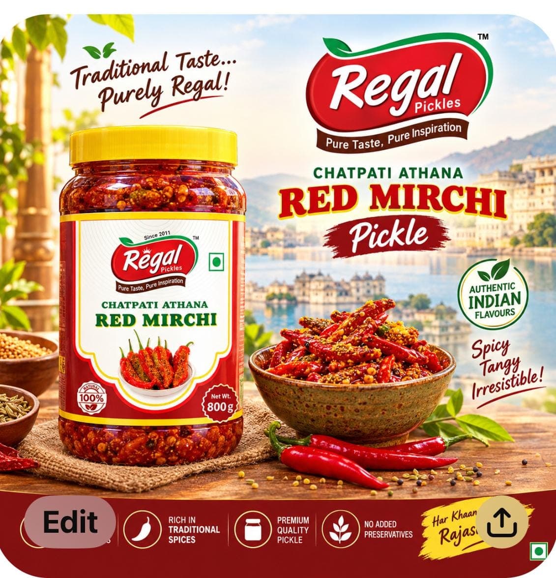 Regal REGAL Red Athana Chilly | Premium Red Chilli for Spicy Cooking daily essentials & lifestyle