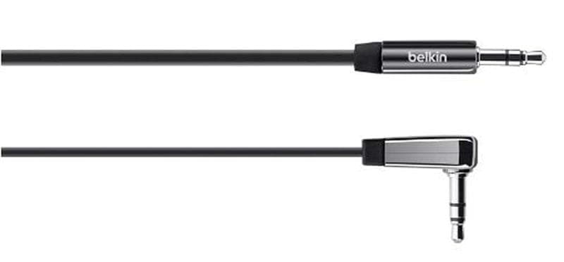 Belkin Belkin 3.5mm Flat Right Angle Audio Cable 1.2M – AV10128qe04-BLK electronics