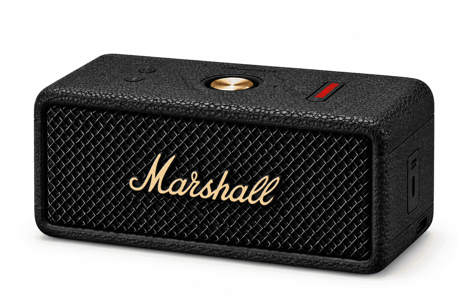 MARSHALL Marshall Emberton III Black & Brass Portable Bluetooth Speaker electronics — image 1 of 2