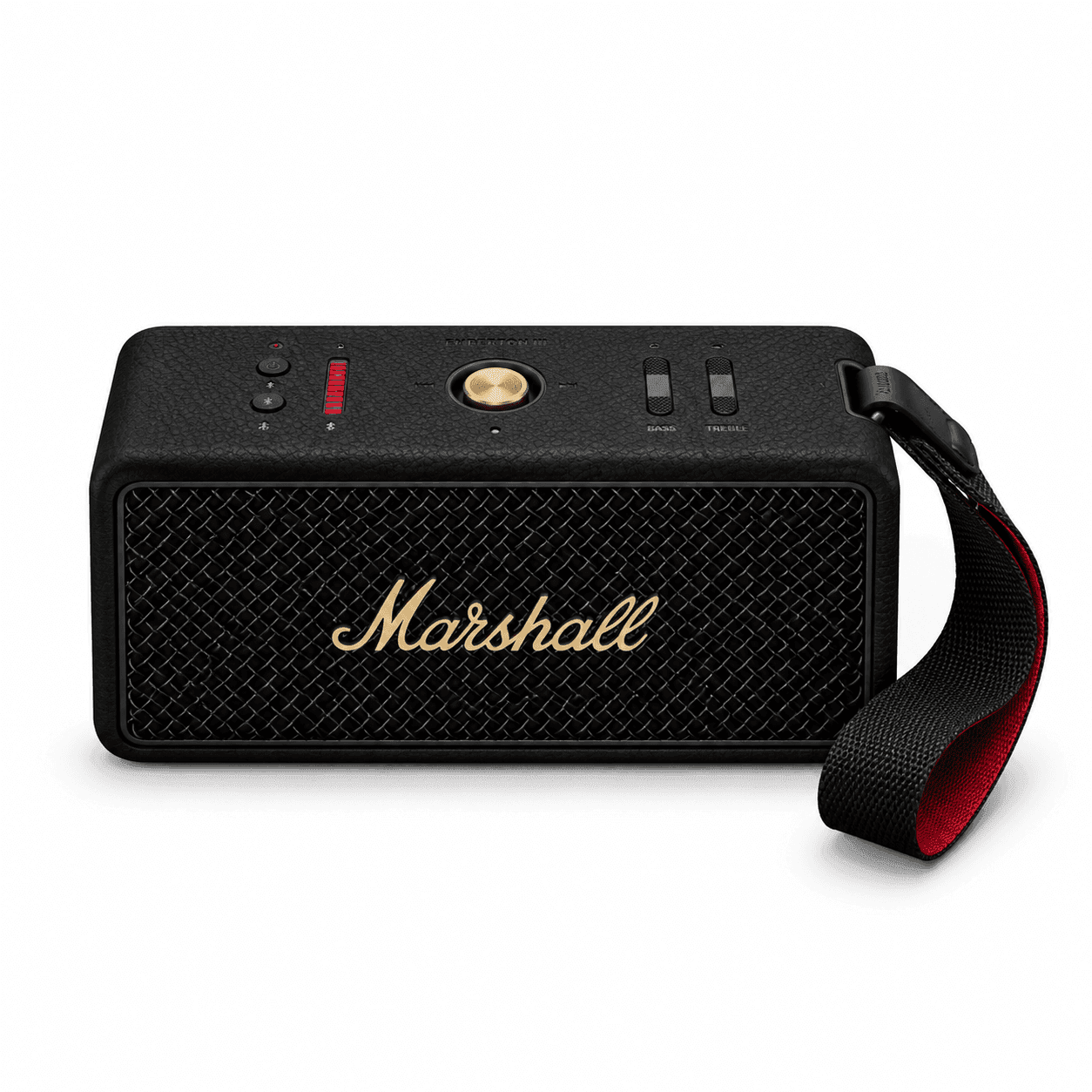 MARSHALL Marshall Middleton II Black & Brass Portable Bluetooth Speaker electronics — image 1 of 4