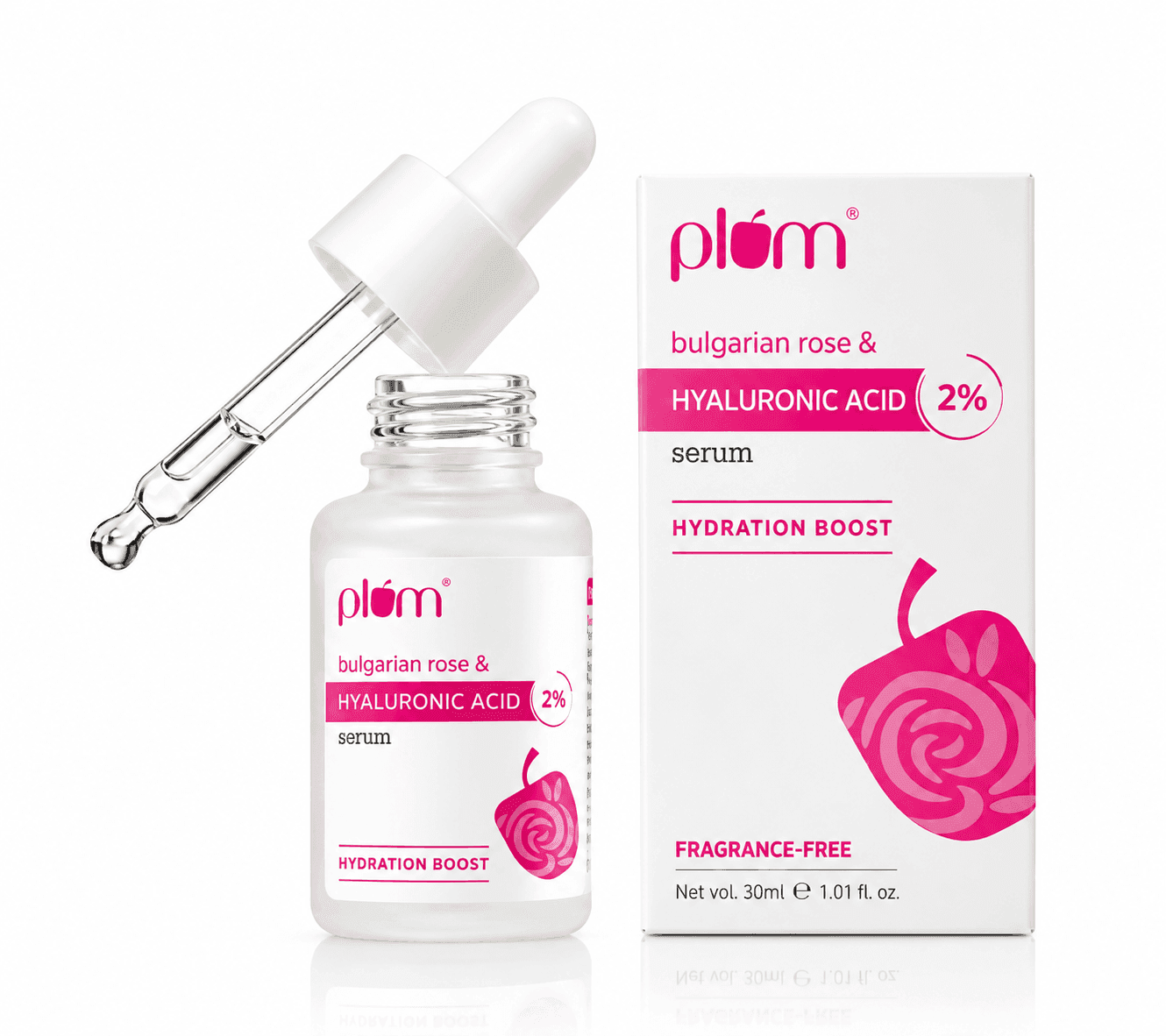 Plum Bulgarian Rose & 2% Hyaluronic Acid Serum