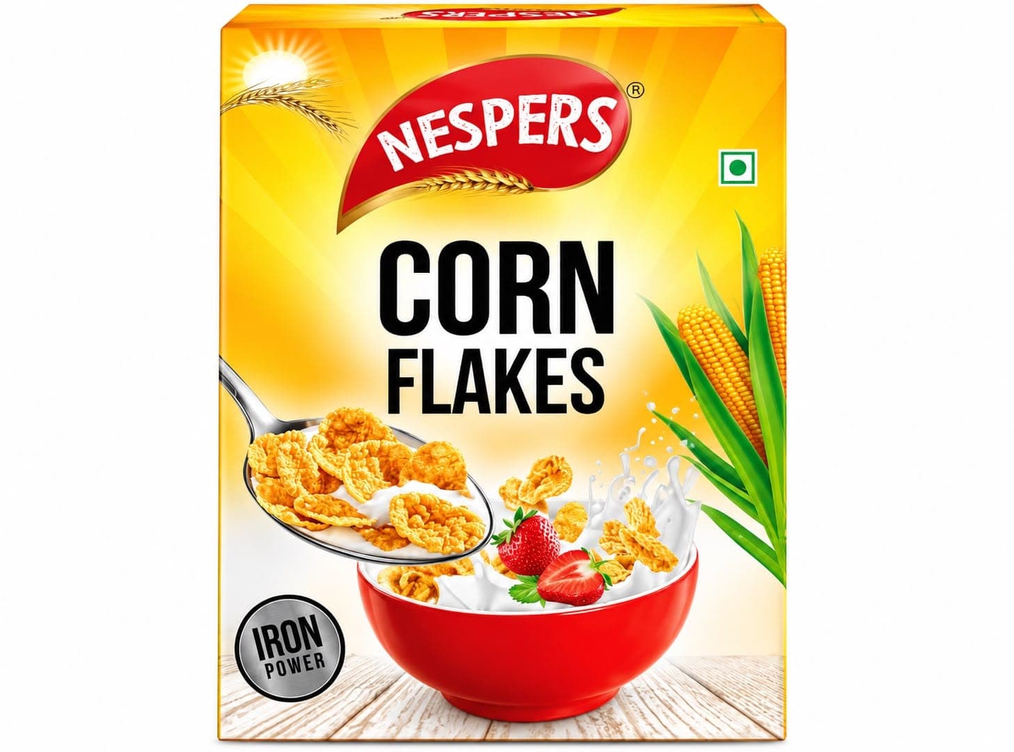Nespers Corn Flakes 475g – Crispy Breakfast Cereal