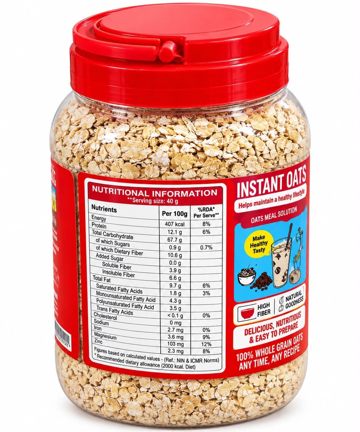 Nespers Oats 450GM Jar