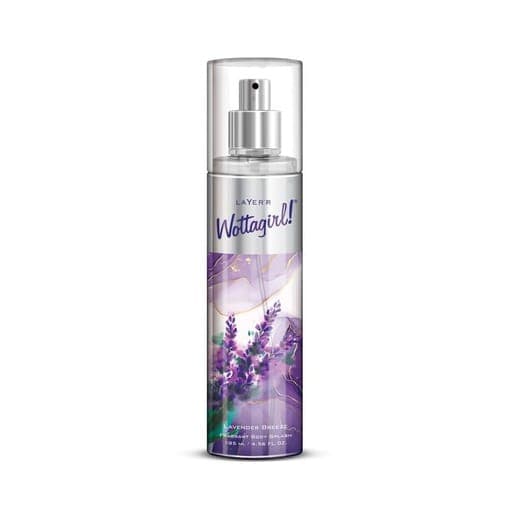 Wottagirl Layer'r Wottagirl Lavender Breeze Fragrant Body Splash for Women, 135ml daily essentials & lifestyle — image 1 of 2