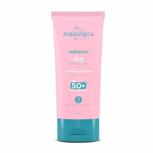 Aqualogica Radiance+ Dewy Sunscreen SPF 50 PA+++ 80g