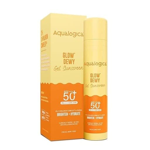Aqualogica Glow+ Dewy Gel Sunscreen SPF 50+ PA++++ – 50g
