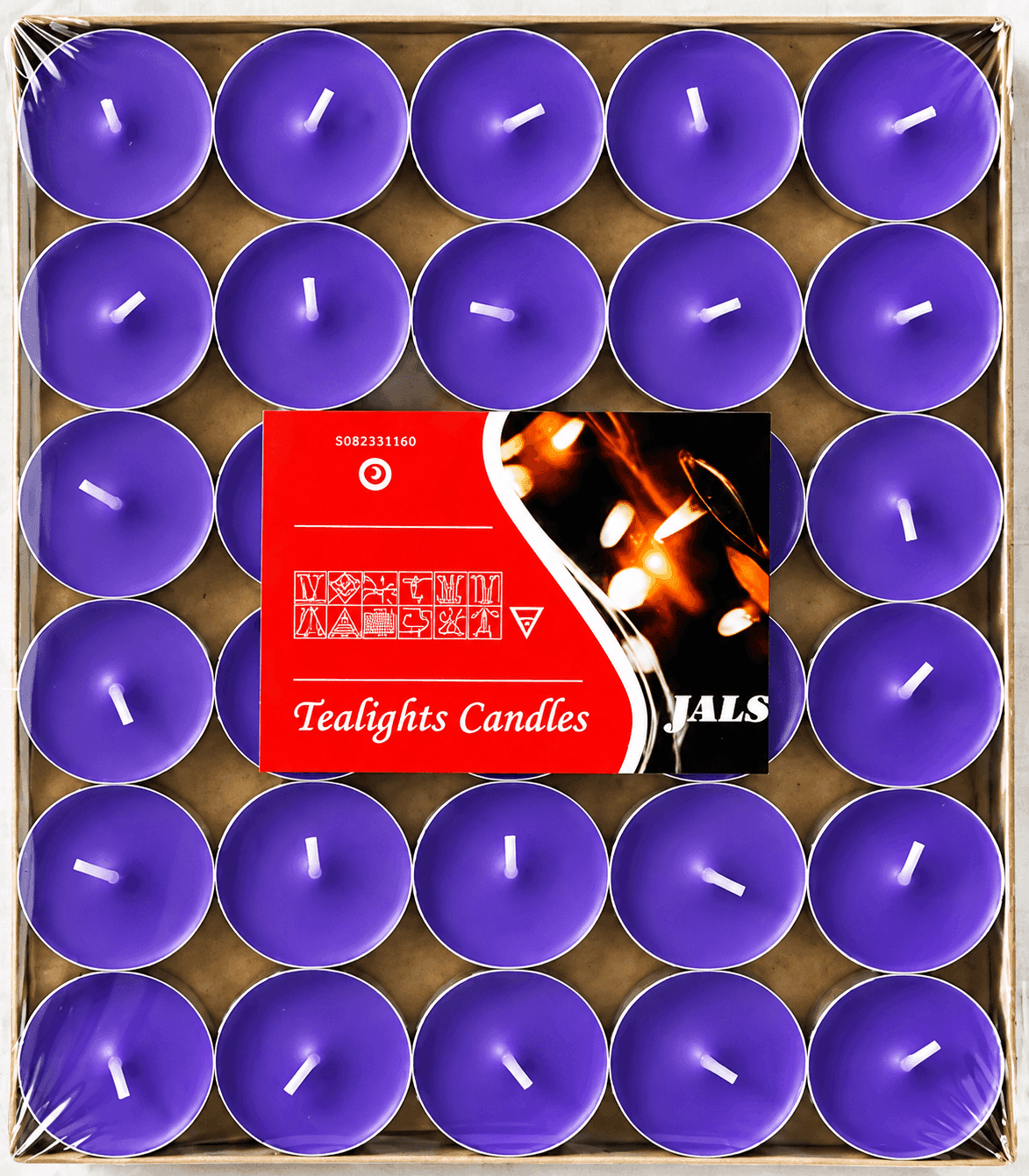 Purple Tealight Candles – Pack of 25 daily essentials & lifestyle — image 1 of 2