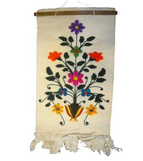 Mithila Handmade Felt Flowers Wall Hanging for Home Décor