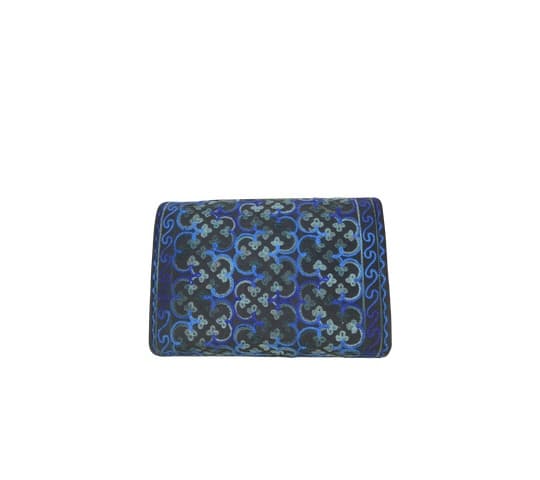 Hand-Embroidered Floral Motif Ethnic Clutch Bag