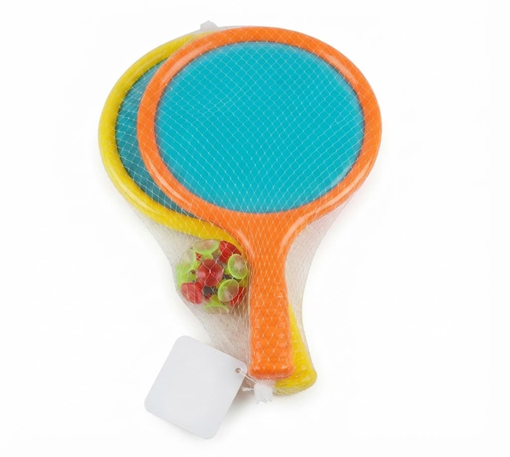 Suction Cup Catch Ball Game Set with 2 Rackets & Ball | Interactive Toss & Catch Toy for Kids