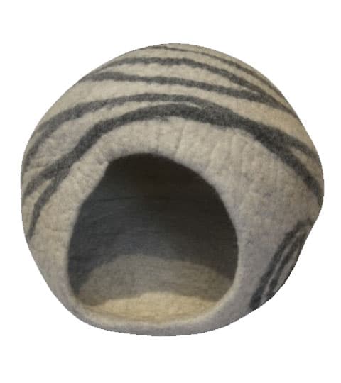 Mithila Handmade Felt Cat Cave – Cozy Handcrafted Pet House for Cats