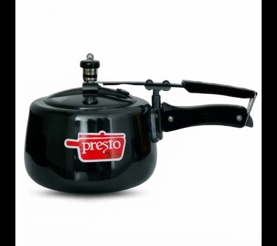 Presto Pressure Cooker Aluminium Hard Anodized Contura Inner Lid 2 Litre | Induction Compatible Pressure Cooker