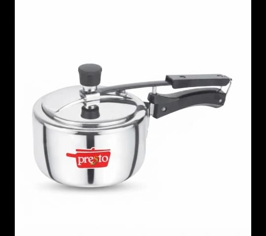 Presto Triply Stainless Steel Classic Inner Lid Pressure Cooker 2 Litre | Induction Base | Durable SS Cooker