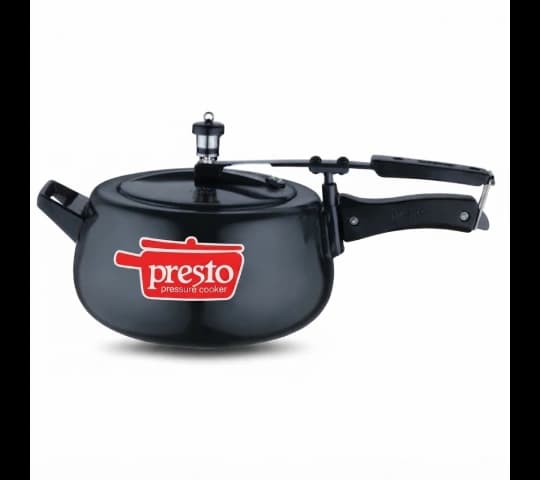 Presto Pressure Cooker Aluminium Hard Anodized Contura Inner Lid 5 Litre | Induction Compatible Pressure Cooker